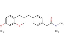 2-{4-[(7-methoxy-3,4-dihydro-2H-chromen-3-yl)methyl]phenyl}-N,N-dimethylacetamide
