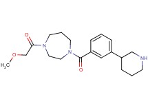 1-(methoxyacetyl)-4-(3-piperidin-3-ylbenzoyl)-1,4-diazepane