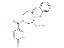4-benzyl-3-ethyl-1-[(6-oxo-1,6-dihydropyridin-3-yl)carbonyl]-1,4-diazepan-5-one
