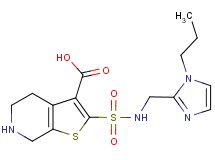 2-({[(1-propyl-1H-imidazol-2-yl)methyl]amino}sulfonyl)-4,5,6,7-tetrahydrothieno[2,3-c]pyridine-3-carboxylic acid