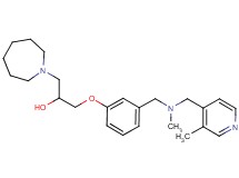 1-(1-azepanyl)-3-[3-({methyl[(3-methyl-4-pyridinyl)methyl]amino}methyl)phenoxy]-2-propanol