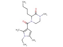 3-butyl-4-[(1-ethyl-2,5-dimethyl-1H-pyrrol-3-yl)carbonyl]-1-methyl-2-piperazinone