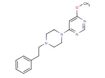 4-methoxy-6-[4-(2-phenylethyl)piperazin-1-yl]pyrimidine