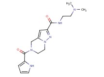 N-[2-(dimethylamino)ethyl]-5-(1H-pyrrol-2-ylcarbonyl)-4,5,6,7-tetrahydropyrazolo[1,5-a]pyrazine-2-carboxamide