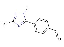 3-methyl-5-(4-vinylphenyl)-1H-1,2,4-triazole