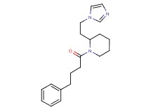 2-[2-(1H-imidazol-1-yl)ethyl]-1-(4-phenylbutanoyl)piperidine