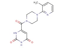 6-{[4-(3-methyl-2-pyridinyl)-1-piperazinyl]carbonyl}-2,4(1H,3H)-pyrimidinedione