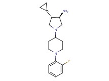 rel-(3R,4S)-4-cyclopropyl-1-[1-(2-fluorophenyl)-4-piperidinyl]-3-pyrrolidinamine dihydrochloride