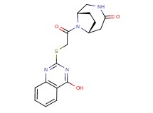 (1S*,6R*)-9-{[(4-hydroxyquinazolin-2-yl)thio]acetyl}-3,9-diazabicyclo[4.2.1]nonan-4-one
