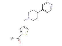 1-{4-[(4-pyridin-4-ylpiperidin-1-yl)methyl]-2-thienyl}ethanone