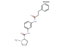 (2S)-1-methyl-N-{3-[(3-phenylpropanoyl)amino]phenyl}pyrrolidine-2-carboxamide