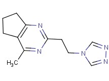 4-methyl-2-[2-(4H-1,2,4-triazol-4-yl)ethyl]-6,7-dihydro-5H-cyclopenta[d]pyrimidine