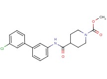 methyl 4-{[(3'-chlorobiphenyl-3-yl)amino]carbonyl}piperidine-1-carboxylate