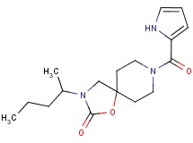 3-(1-methylbutyl)-8-(1H-pyrrol-2-ylcarbonyl)-1-oxa-3,8-diazaspiro[4.5]decan-2-one