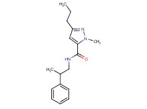 1-methyl-N-(2-phenylpropyl)-3-propyl-1H-pyrazole-5-carboxamide