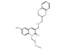 3-{[(2,3-dihydro-1,4-benzodioxin-2-ylmethyl)amino]methyl}-1-(2-methoxyethyl)-6-methyl-2(1H)-quinolinone