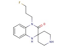 4'-(3-fluoropropyl)-1',4'-dihydro-3'H-spiro[piperidine-4,2'-quinoxalin]-3'-one hydrochloride