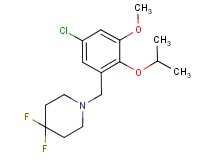 1-(5-chloro-2-isopropoxy-3-methoxybenzyl)-4,4-difluoropiperidine