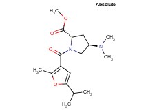 methyl (2S,4R)-4-(dimethylamino)-1-(5-isopropyl-2-methyl-3-furoyl)pyrrolidine-2-carboxylate
