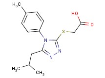 {[5-isobutyl-4-(4-methylphenyl)-4H-1,2,4-triazol-3-yl]thio}acetic acid
