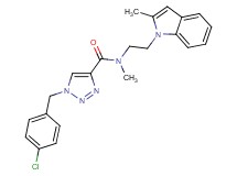 1-(4-chlorobenzyl)-N-methyl-N-[2-(2-methyl-1H-indol-1-yl)ethyl]-1H-1,2,3-triazole-4-carboxamide