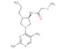 N-[rel-(3R,4S)-1-(2,5-dimethyl-4-pyrimidinyl)-4-propyl-3-pyrrolidinyl]-2-(methylthio)acetamide hydrochloride