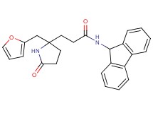N-9H-fluoren-9-yl-3-[2-(2-furylmethyl)-5-oxo-2-pyrrolidinyl]propanamide