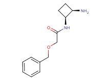 N-[(1S*,2R*)-2-aminocyclobutyl]-2-(benzyloxy)acetamide