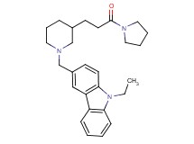 9-ethyl-3-({3-[3-oxo-3-(1-pyrrolidinyl)propyl]-1-piperidinyl}methyl)-9H-carbazole