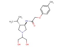 N-{rel-(3R,4S)-1-[2-hydroxy-1-(hydroxymethyl)ethyl]-4-isopropyl-3-pyrrolidinyl}-2-(4-methylphenoxy)acetamide hydrochloride