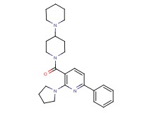 1'-{[6-phenyl-2-(1-pyrrolidinyl)-3-pyridinyl]carbonyl}-1,4'-bipiperidine