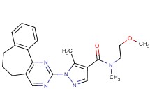 1-(6,7-dihydro-5H-benzo[6,7]cyclohepta[1,2-d]pyrimidin-2-yl)-N-(2-methoxyethyl)-N,5-dimethyl-1H-pyrazole-4-carboxamide
