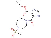 ethyl 5-{[4-(methylsulfonyl)-1,4-diazepan-1-yl]carbonyl}-1H-imidazole-4-carboxylate