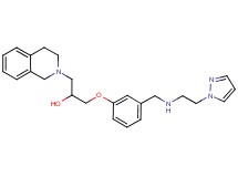 1-(3,4-dihydro-2(1H)-isoquinolinyl)-3-[3-({[2-(1H-pyrazol-1-yl)ethyl]amino}methyl)phenoxy]-2-propanol