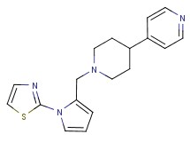 4-(1-{[1-(1,3-thiazol-2-yl)-1H-pyrrol-2-yl]methyl}piperidin-4-yl)pyridine