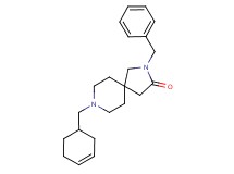 2-benzyl-8-(cyclohex-3-en-1-ylmethyl)-2,8-diazaspiro[4.5]decan-3-one