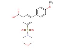 4'-methoxy-5-(morpholin-4-ylsulfonyl)biphenyl-3-carboxylic acid