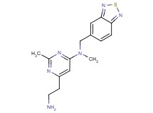 6-(2-aminoethyl)-N-(2,1,3-benzothiadiazol-5-ylmethyl)-N,2-dimethylpyrimidin-4-amine