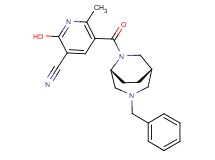5-{[rel-(1S,5R)-3-benzyl-3,6-diazabicyclo[3.2.2]non-6-yl]carbonyl}-2-hydroxy-6-methylnicotinonitrile