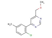 4-(2-chloro-5-methylphenyl)-6-(methoxymethyl)pyrimidine