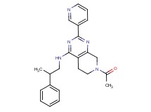 7-acetyl-N-(2-phenylpropyl)-2-pyridin-3-yl-5,6,7,8-tetrahydropyrido[3,4-d]pyrimidin-4-amine