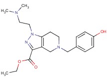 ethyl 1-[2-(dimethylamino)ethyl]-5-(4-hydroxybenzyl)-4,5,6,7-tetrahydro-1H-pyrazolo[4,3-c]pyridine-3-carboxylate