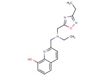 2-({ethyl[(3-ethyl-1,2,4-oxadiazol-5-yl)methyl]amino}methyl)quinolin-8-ol