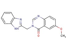 3-(1H-benzimidazol-2-ylmethyl)-6-methoxyquinazolin-4(3H)-one