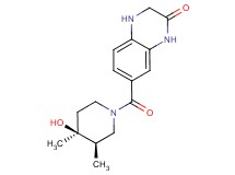 7-{[(3R*,4S*)-4-hydroxy-3,4-dimethylpiperidin-1-yl]carbonyl}-3,4-dihydroquinoxalin-2(1H)-one