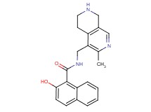 2-hydroxy-N-[(3-methyl-5,6,7,8-tetrahydro-2,7-naphthyridin-4-yl)methyl]-1-naphthamide