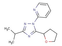 2-[3-isopropyl-5-(tetrahydrofuran-2-yl)-1H-1,2,4-triazol-1-yl]pyridine