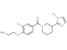 1-(3-chloro-4-propoxybenzoyl)-3-(1H-imidazol-2-yl)piperidine