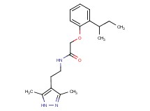 2-(2-sec-butylphenoxy)-N-[2-(3,5-dimethyl-1H-pyrazol-4-yl)ethyl]acetamide