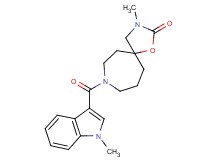 3-methyl-8-[(1-methyl-1H-indol-3-yl)carbonyl]-1-oxa-3,8-diazaspiro[4.6]undecan-2-one